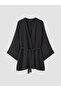Alita City with a Difference, Lcw Dream Black Plain Long Sleeve Women's Dressing Gown