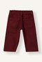 100% Cotton Elastic Waist Barrel Fit Gabardine Trousers for Baby Girl I7905A526Wn - 2
