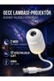ضوء ليلي للعرض عبر USB - بتأثير مجرة النجوم، مرن بزاوية 360 درجة °   قابل للتعديل