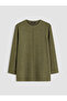 Two Mt Shop Quality Khaki Thessaloniki Plain Oversize Women's Tunic - 5