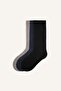 Men's 3-Piece Ribbed Long Socks I4798Axns