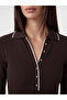 Two Mt Shop Quality Lcw Everyday Brown Camisole Plain Super Skinny & Extra Slim Long Sleeve Women - 3