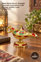 1 Piece Enameled Metal Alaatin Lamp – Enameled Metal Body, Nostalgic Decorative Lighting, 8 Cm, Vintage Aladdin Lamp