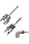 Pipe Thread Cutting Tool, 2pcs Integrated Internal & External Pipe Threading Tool, Portable Dual-Fun