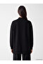 Alita City Black High-Neck Women's Sweatshirt Tunic with a Difference - 4