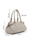 Women's Gray Classic Shoulder Bag Ab500006Sv - 5