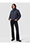 Alita City Lcw Vision Navy Blue High Collar Plaid Women's Puffer Coat - 2