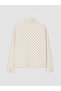 Two Mt Shop Quality Lcw Curve Ecru Polka Dot Standard & Regular Women's Jacket - 4