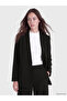 Alita City Lcw Modest Black Plain Standard & Regular Women's Blazer Jacket with a Difference