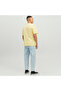 Jack&jones Splash Branding Men's Yellow Crew Neck T-Shirt - 2