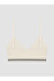 Esvab • Modern & Distinctive Underwire-Free Striped Bustier 2-Piece Set - 4