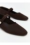 Alita City Lcw Steps Brown Women's Flat Shoes with a Difference - 3