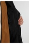 3 Different Uses Regular Fit Hooded Zippered Lined Men's Black Coat - 6