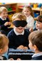 3D Sleep Eye Mask with Adjustable Elastic Strap, Black - 3