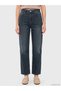Two Mt Shop Quality Lcw Jeans Indigo Denim Straight Boyfriend High Waist Wide Leg Women's Jean Pants - 2
