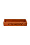 Beech Wood "Kitchen" Written Kitchen Organizer – 32 X 12 cm |   6 cm Height - 2