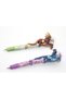 4 Pieces of Lighted Polyester Ballpoint Pens – 16 cm Length, Ballpoint Pen, Writing Pen, Light Pen - 2