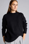 Oversize Crew Neck Wool Blend Basic Sweater H2239Ax26Wn