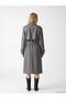 Texx Store Quality Xside Gray Belted Women's Cashmere Coat - 5
