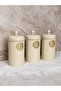3-Piece Country Style Retro Galvanized Vacuum Jar & Storage Container - 3