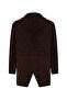 Men's Brown Oversize Hooded Cardigan - 2