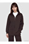 Esvab • Modern & Distinctive Stand Collar Loose Fit Women's Sweatshirt Tunic - 2