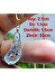 Herkimer Diamond - Herkimer Quartz Crystal Natural Stone Necklace - 3 - Gold Color Stainless Steel Chain (Only Hand Made) - 2