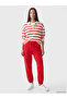 Two Mt Shop Quality Lcw Everyday Red Women's Thick Jogger Sweatpants