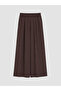 Two Mt Shop Quality Lcw Petite Brown Interlock Plain Loose & Baggy Women's Sweatpants - 3