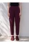 Texx Store Quality Lcw Petite Burgundy Diver Fabric Straight Loose & Baggy Women's Sweatpants - 2