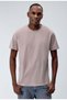 Men's 3-Pack 100% Cotton T-Shirts Black/Green/Beige - 3