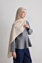 Honeycomb Pattern Silky Jacquard Shawl - 2