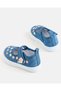 Girls Blue Floral Sneakers - 4