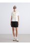 Alita City Farkıyla Koor Sport Black Interlock Plain Standard & Regular Women's Sports Shorts