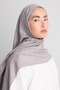 Leaf Pattern Silky Jacquard Shawl - 2