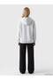 Alita City Gray with a Difference 3 Thread Threaded Printed Oversize Women's Zippered Sweatshirt - 4