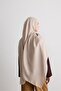 Leaf Pattern Silky Jacquard Shawl - 3