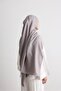 Leaf Pattern Silky Jacquard Shawl - 3