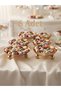 Luxury Stainless Steel Snack Bowl with Pedestal, Turkish Delight Bowl, Coffee Side Serving Plate - Multi-Purpose Serving Dish, Gold 6-Piece