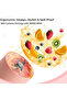 Personal Blender for Shakes and Smoothies, Rechargeable Portable Smoothie Blender with 10 Blades,Handle and Straw Lid,340ml - 5