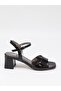 Carel 51 Black Patent Leather Single Strap Women's Sandals - 5