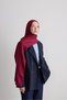 Oval Pattern Silky Jacquard Shawl - 2