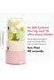 Personal Blender for Shakes and Smoothies, Rechargeable Portable Smoothie Blender with 10 Blades,Handle and Straw Lid,340ml - 2