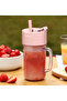 Personal Blender for Shakes and Smoothies, Rechargeable Portable Smoothie Blender with 10 Blades,Handle and Straw Lid,340ml - 3