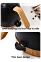 Electric kettle,kettle,Electric Gooseneck Thermostatic Kettle Adjustable Digital Temperature Control,Anti-Dry Boil Protection,800ml Black - 3