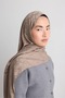 Crystal Pattern Silky Jacquard Shawl - 2