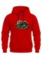 Unisex Ton-Up Vintage Motorcycle Printed Hooded Sweatshirt – Cafe Racer Biker Hoodie