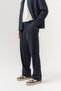 Pinline Stripe Patterned Elastic Waist Fabric Men's Trousers - 2