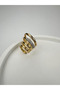 Multi view gold silver cartilage earrings - 2