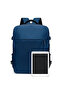 Dark Blue Backpack with Shoe Compartment - 4